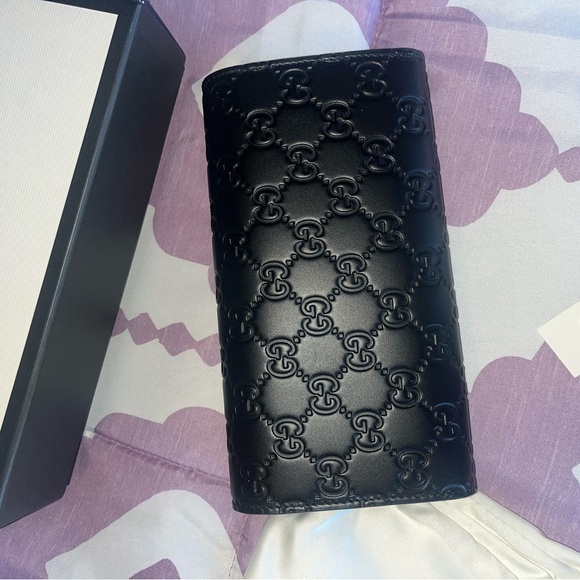Gucci continental wallet with Cat authentic w/ box cards dust bag 🌺 - Picture 7 of 13
